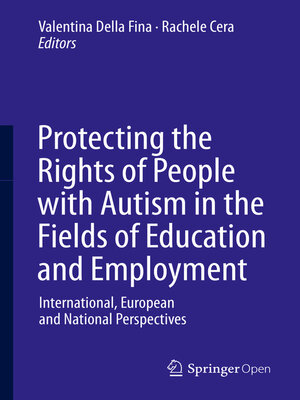 Protecting the Rights of People with Autism in the Fields of Education and Employment - ebook